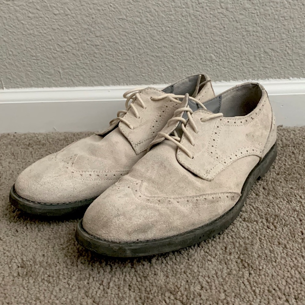 Cream Calvin Klein Dress Shoe